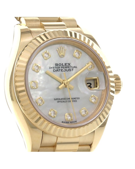 Rolex Lady-Datejust 28mm Yellow Gold 279178